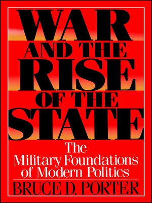 cover image of War and the Rise of the State